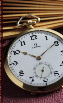 大正浪漫の響きが似合うオメガのアンティーク懐中時計 【1925年頃】-P2340-8