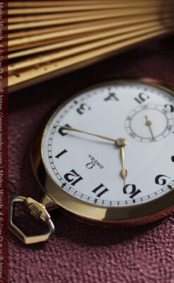 大正浪漫の響きが似合うオメガのアンティーク懐中時計 【1925年頃】-P2340-9