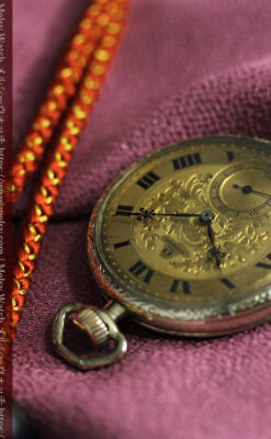 歳月と技法の美を楽しむ オメガのアンティーク懐中時計 【1920年頃】-P2341-10
