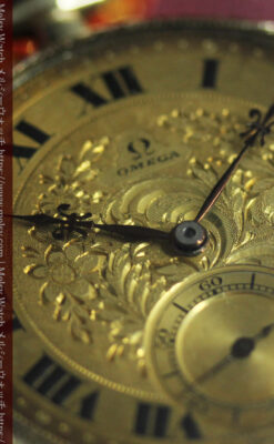 歳月と技法の美を楽しむ オメガのアンティーク懐中時計 【1920年頃】-P2341-12