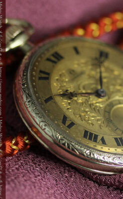 歳月と技法の美を楽しむ オメガのアンティーク懐中時計 【1920年頃】-P2341-14
