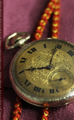 歳月と技法の美を楽しむ オメガのアンティーク懐中時計 【1920年頃】-P2341-4