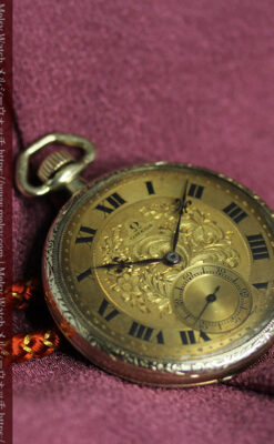 歳月と技法の美を楽しむ オメガのアンティーク懐中時計 【1920年頃】-P2341-7