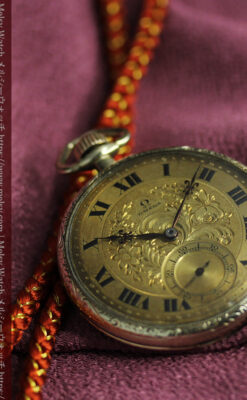 歳月と技法の美を楽しむ オメガのアンティーク懐中時計 【1920年頃】-P2341-8