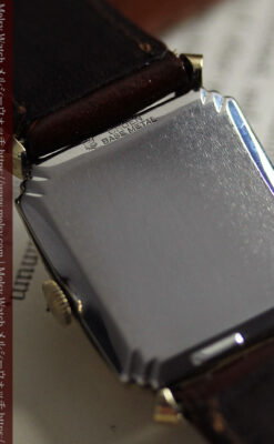 洒落っ気のある グリュエンのアンティーク腕時計 【1940年頃】-W1584-14