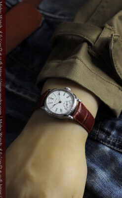 ウォルサム アンティーク腕時計 装飾入りクッション型 【1908年頃】-W1586-15