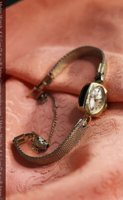 60年代の昭和レトロ 14金無垢オメガのレディース腕時計 【1968年頃】-W1587-12