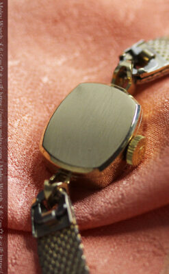 60年代の昭和レトロ 14金無垢オメガのレディース腕時計 【1968年頃】-W1587-13