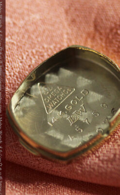 60年代の昭和レトロ 14金無垢オメガのレディース腕時計 【1968年頃】-W1587-14