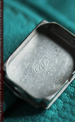 ジラールペルゴ 上品な金無垢アンティーク腕時計 【1940年頃】ダイヤモンド4石-W1588-14