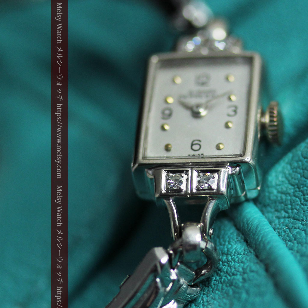 ジラールペルゴ 上品な金無垢アンティーク腕時計 【1940年頃