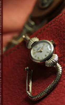 ジラールペルゴの9金無垢レディース腕時計&金無垢バンド 【1952年頃】-W1591-12