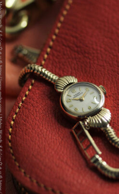 ジラールペルゴの9金無垢レディース腕時計&金無垢バンド 【1952年頃】-W1591-6