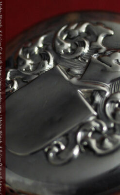 ロンジンの騎士と盾の銀無垢アンティーク懐中時計 【1905年製】-P2265-21