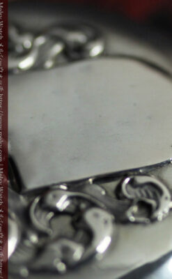 ロンジンの騎士と盾の銀無垢アンティーク懐中時計 【1905年製】-P2265-22