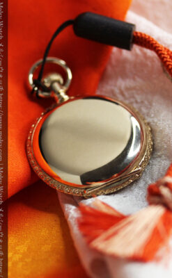 フルール・ド・リス 14金無垢ウォルサムのアンティーク懐中時計 【1893年頃】ダイヤ&ルビー-P2342-10