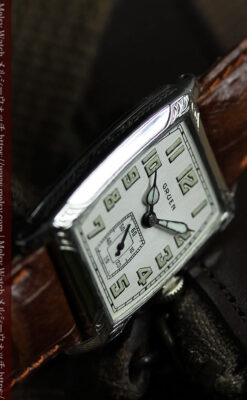 グリュエン 100年物の特別なカジュアルアンティーク腕時計 【1925年頃】-W1594-13