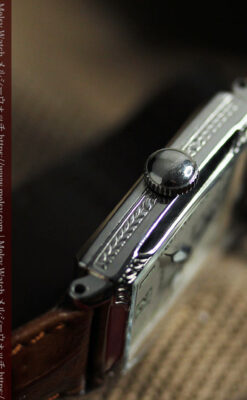 グリュエン 100年物の特別なカジュアルアンティーク腕時計 【1925年頃】-W1594-15