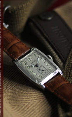 グリュエン 100年物の特別なカジュアルアンティーク腕時計 【1925年頃】-W1594-4