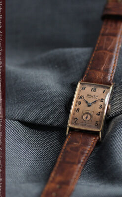 グリュエン アンティーク腕時計【1940年頃】 クラシックローズ-W1595-10