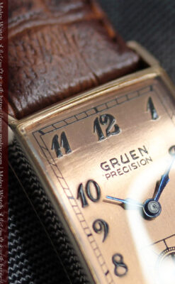 グリュエン アンティーク腕時計【1940年頃】 クラシックローズ-W1595-14