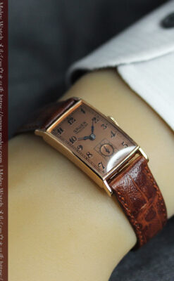 グリュエン アンティーク腕時計【1940年頃】 クラシックローズ-W1595-15