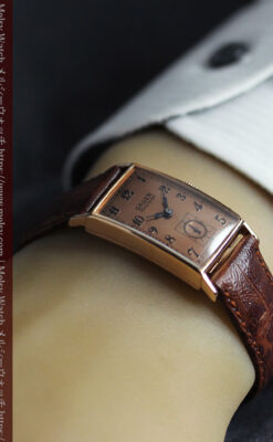 グリュエン アンティーク腕時計【1940年頃】 クラシックローズ-W1595-16