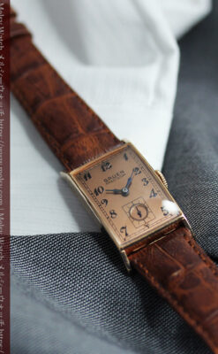 グリュエン アンティーク腕時計【1940年頃】 クラシックローズ-W1595-2