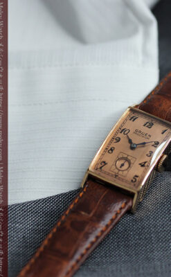 グリュエン アンティーク腕時計【1940年頃】 クラシックローズ-W1595-6