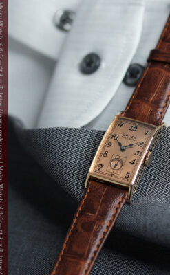 グリュエン アンティーク腕時計【1940年頃】 クラシックローズ-W1595-7