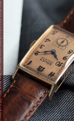 グリュエン アンティーク腕時計【1940年頃】 クラシックローズ-W1595-8