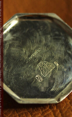 ロンジン金色の八角形 14金無垢アンティーク腕時計 【1926年頃】-W1596-16