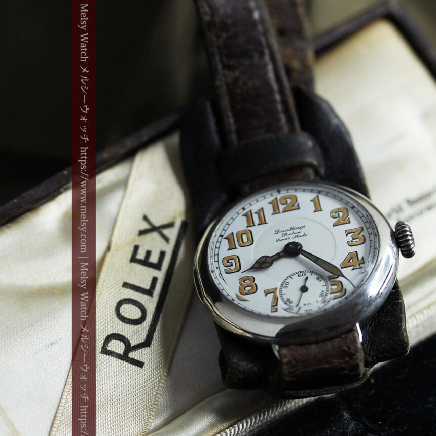 ロレックス 風格ある男前な銀無垢アンティーク腕時計 【1920年頃】-W1597-1