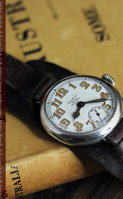 ロレックス 風格ある男前な銀無垢アンティーク腕時計 【1920年頃】-W1597-12