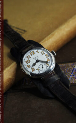 ロレックス 風格ある男前な銀無垢アンティーク腕時計 【1920年頃】-W1597-13