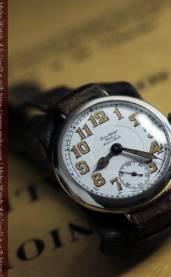 ロレックス 風格ある男前な銀無垢アンティーク腕時計 【1920年頃】-W1597-14