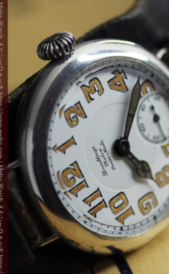 ロレックス 風格ある男前な銀無垢アンティーク腕時計 【1920年頃】-W1597-17