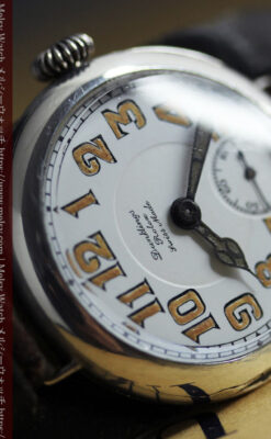 ロレックス 風格ある男前な銀無垢アンティーク腕時計 【1920年頃】-W1597-18