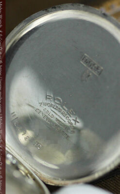 ロレックス 風格ある男前な銀無垢アンティーク腕時計 【1920年頃】-W1597-20