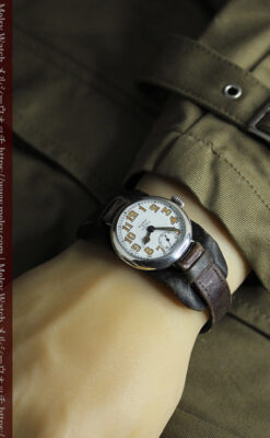 ロレックス 風格ある男前な銀無垢アンティーク腕時計 【1920年頃】-W1597-34