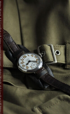 ロレックス 風格ある男前な銀無垢アンティーク腕時計 【1920年頃】-W1597-4