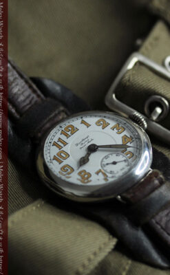 ロレックス 風格ある男前な銀無垢アンティーク腕時計 【1920年頃】-W1597-8