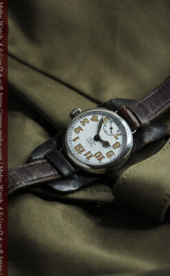 ロレックス 風格ある男前な銀無垢アンティーク腕時計 【1920年頃】-W1597-9