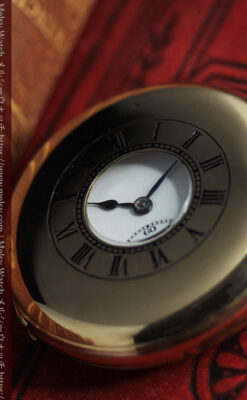 ロレックス ローマ数字の小窓付きアンティーク懐中時計 【1920年頃】箱付き-P2345-10