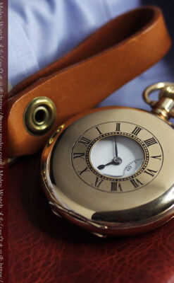 ロレックス ローマ数字の小窓付きアンティーク懐中時計 【1920年頃】箱付き-P2345-2