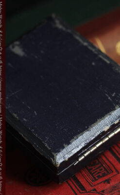 ロレックス ローマ数字の小窓付きアンティーク懐中時計 【1920年頃】箱付き-P2345-24