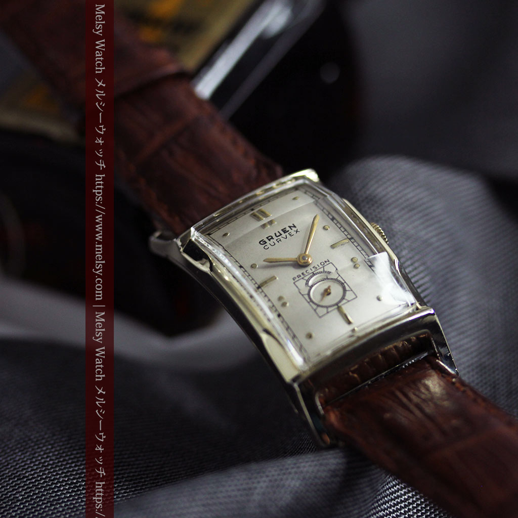 カーベックス 上品なグリュエンのアンティーク腕時計 【1950年頃】