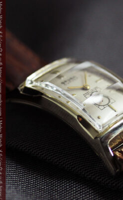 カーベックス 上品なグリュエンのアンティーク腕時計 【1950年頃】-W1599-13