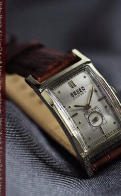 カーベックス 上品なグリュエンのアンティーク腕時計 【1950年頃】-W1599-14