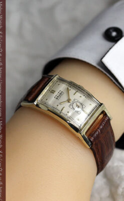 カーベックス 上品なグリュエンのアンティーク腕時計 【1950年頃】-W1599-21